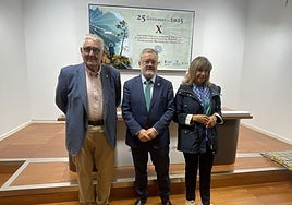 Laureano Víctor García, Alfredo García Quintana y Lourdes Campillo.