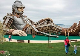 Imagen del proyecto 'Gulpiyuri' presentado al concurso de ideas para la playa verde de El Rinconín.