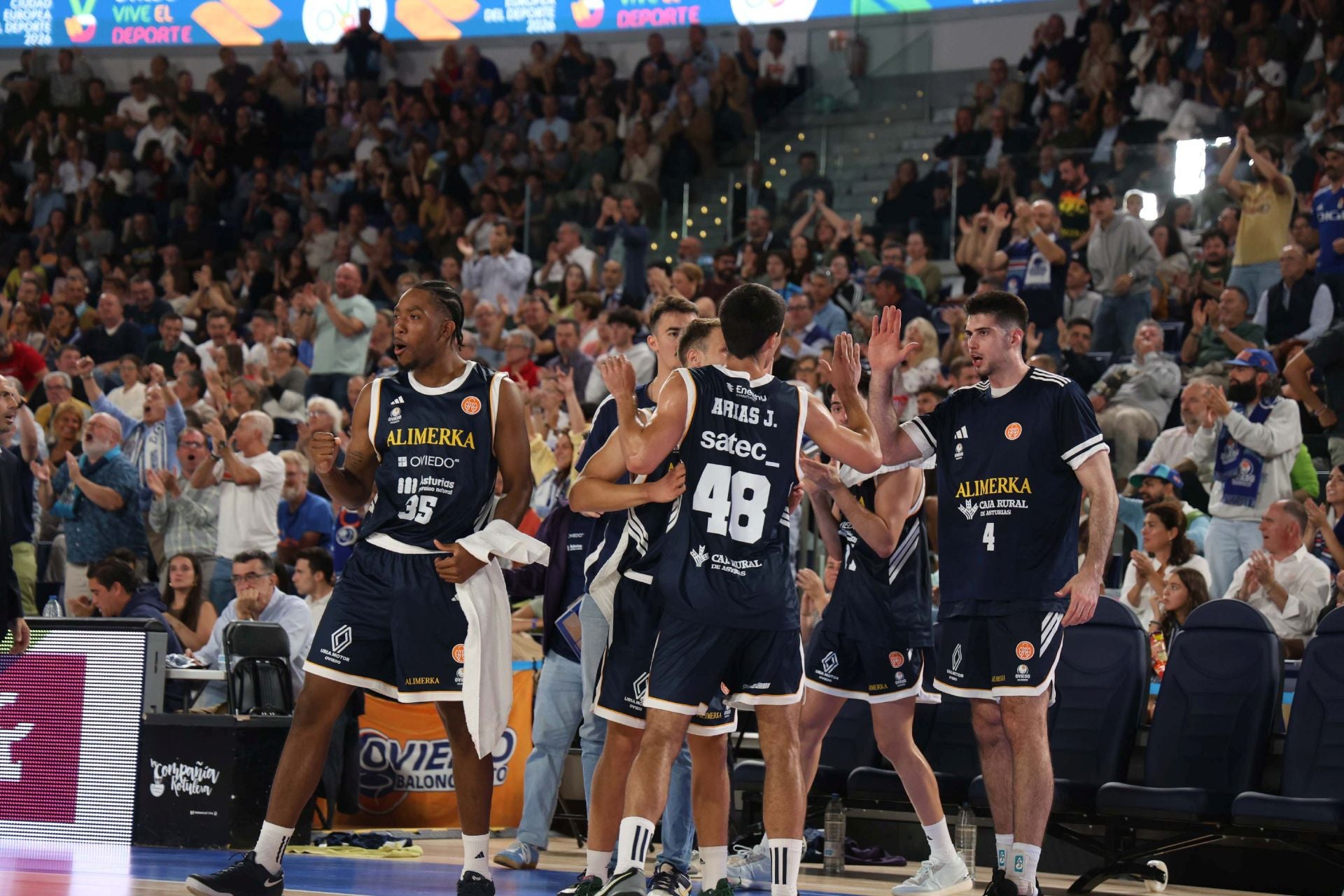 El Alimerka Oviedo Baloncesto debuta con derrota en el Palacio de los Deportes