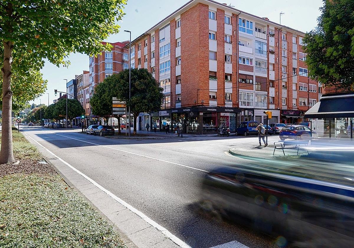 Avenida Gaspar García Laviana, en Gijón.