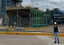 Carlos, en la obra de CCC San Luis Potosí.