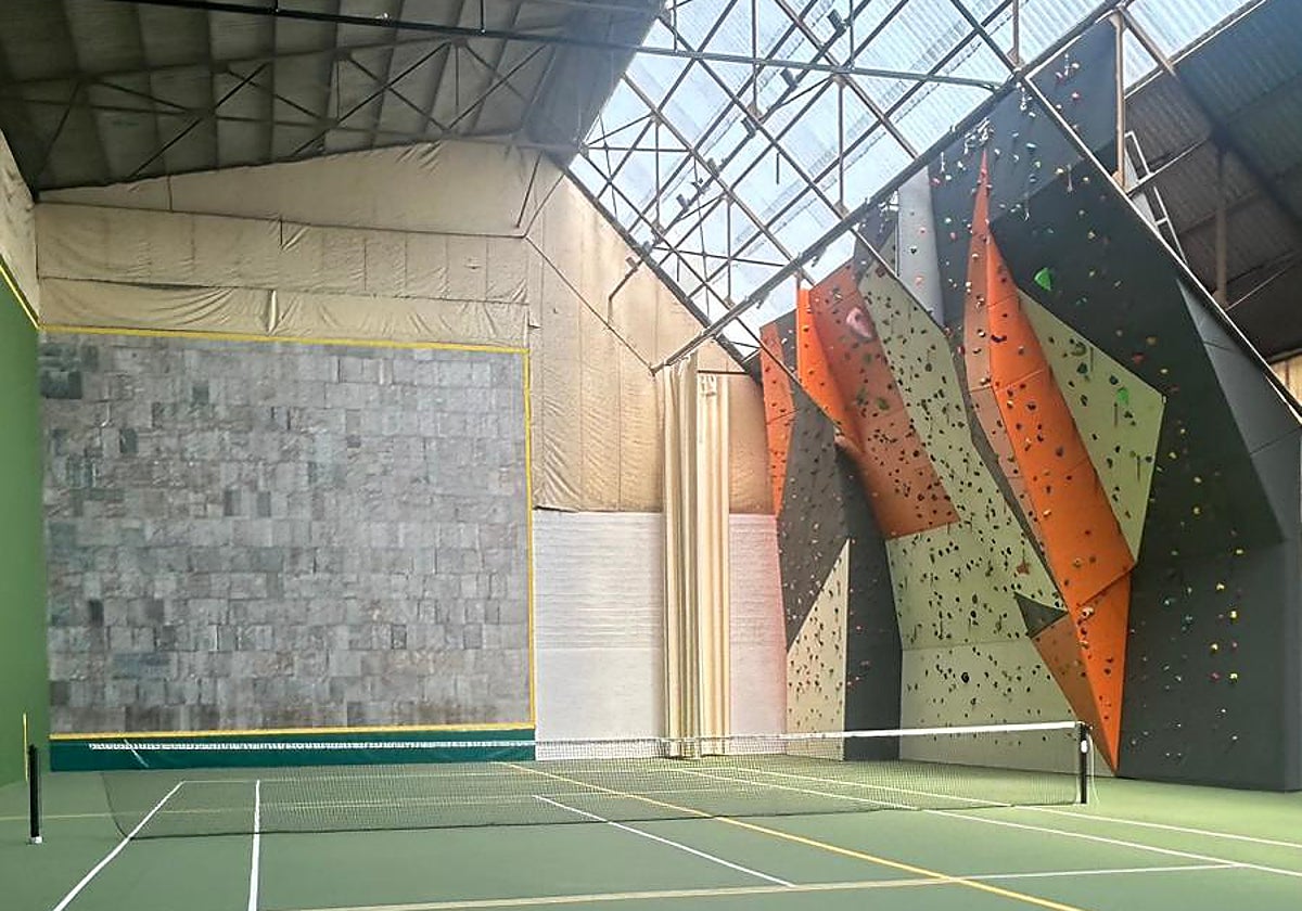 Concluye la primera mejora en el frontón de Villaviciosa