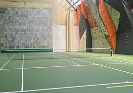 Concluye la primera mejora en el frontón de Villaviciosa