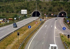 Túneles del Padrún en la A-66.