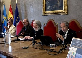 Marta Pérez Toral, Alvaro Ruiz de la Peña, Ana Cristina Tolivar y Ricardo Labra.