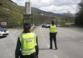 Intervención de la Guardia Civil.