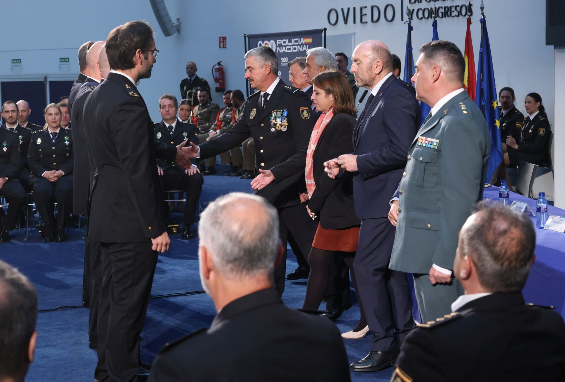 Así fue el acto en Oviedo de los Ángeles Custodios de la Policía Nacional