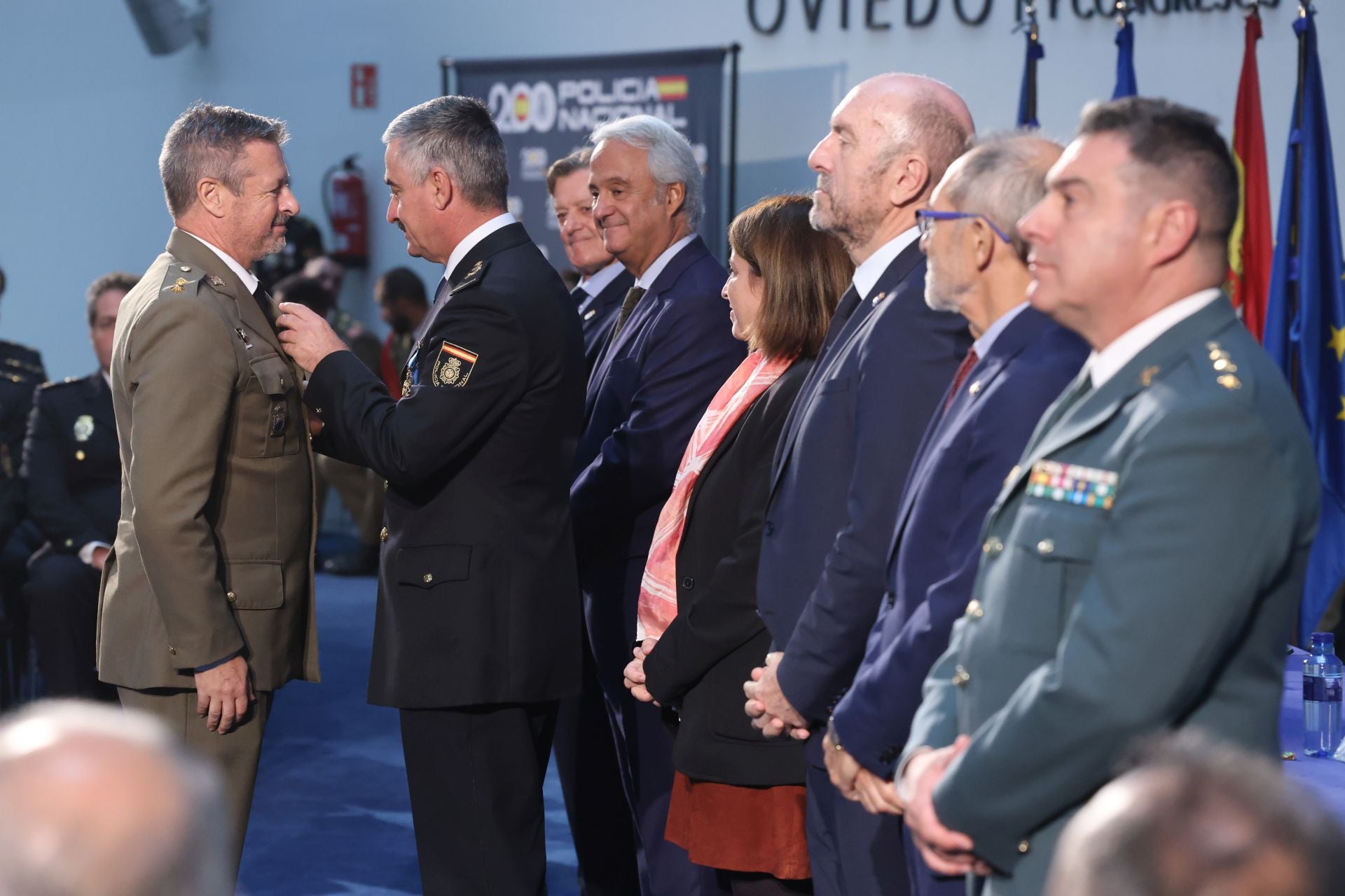 Así fue el acto en Oviedo de los Ángeles Custodios de la Policía Nacional