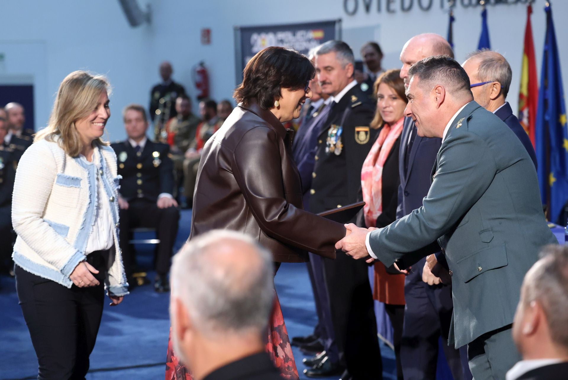 Así fue el acto en Oviedo de los Ángeles Custodios de la Policía Nacional