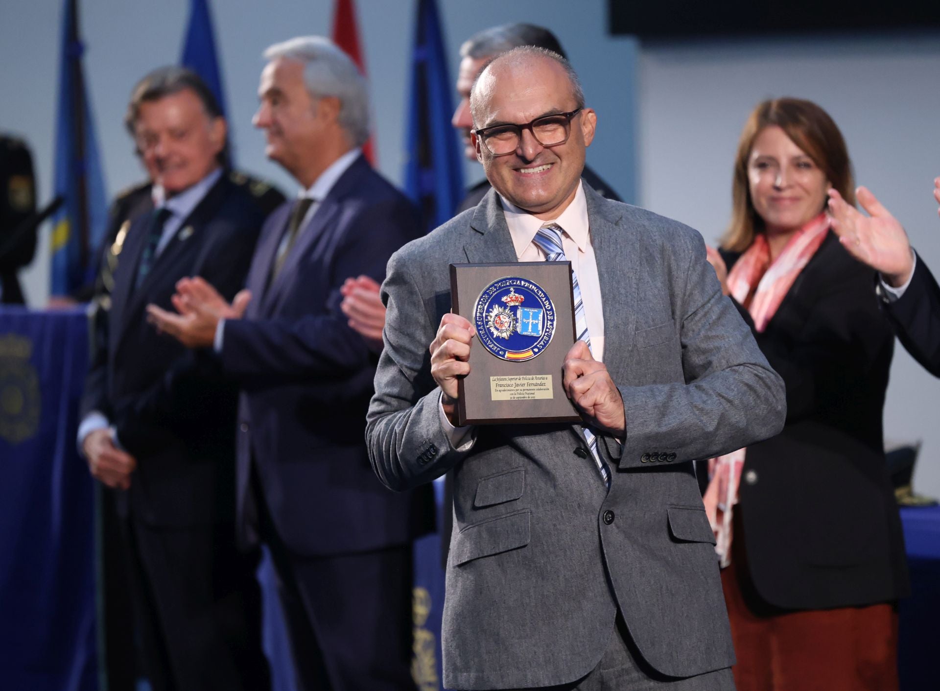 Así fue el acto en Oviedo de los Ángeles Custodios de la Policía Nacional