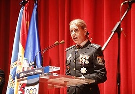 La comisaría Inmaculada Leis glosó la actividad de la Policía Nacional en Avilés.