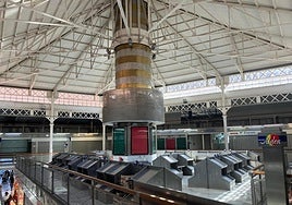 Aspecto actual de la planta primera del Mercado del Sur.