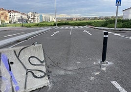 Zona en la que se va a desarrollar en nuevo bulevar de Lugones.