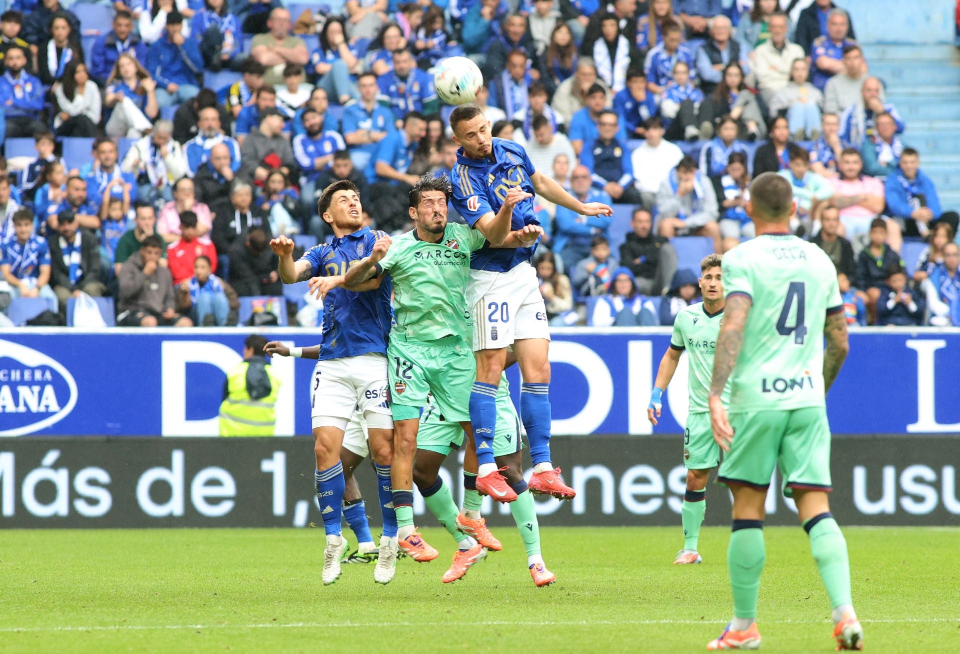 Las mejores jugadas del Real Oviedo 0-2 Levante, en imágenes