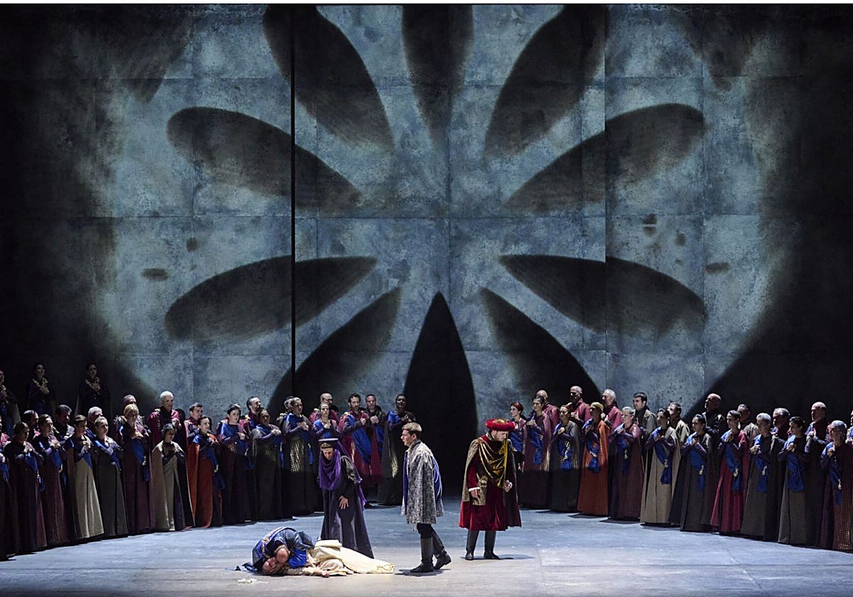 La obra pudo verse el año pasado en el Euskalduna de Bilbao, coproductor del montaje.