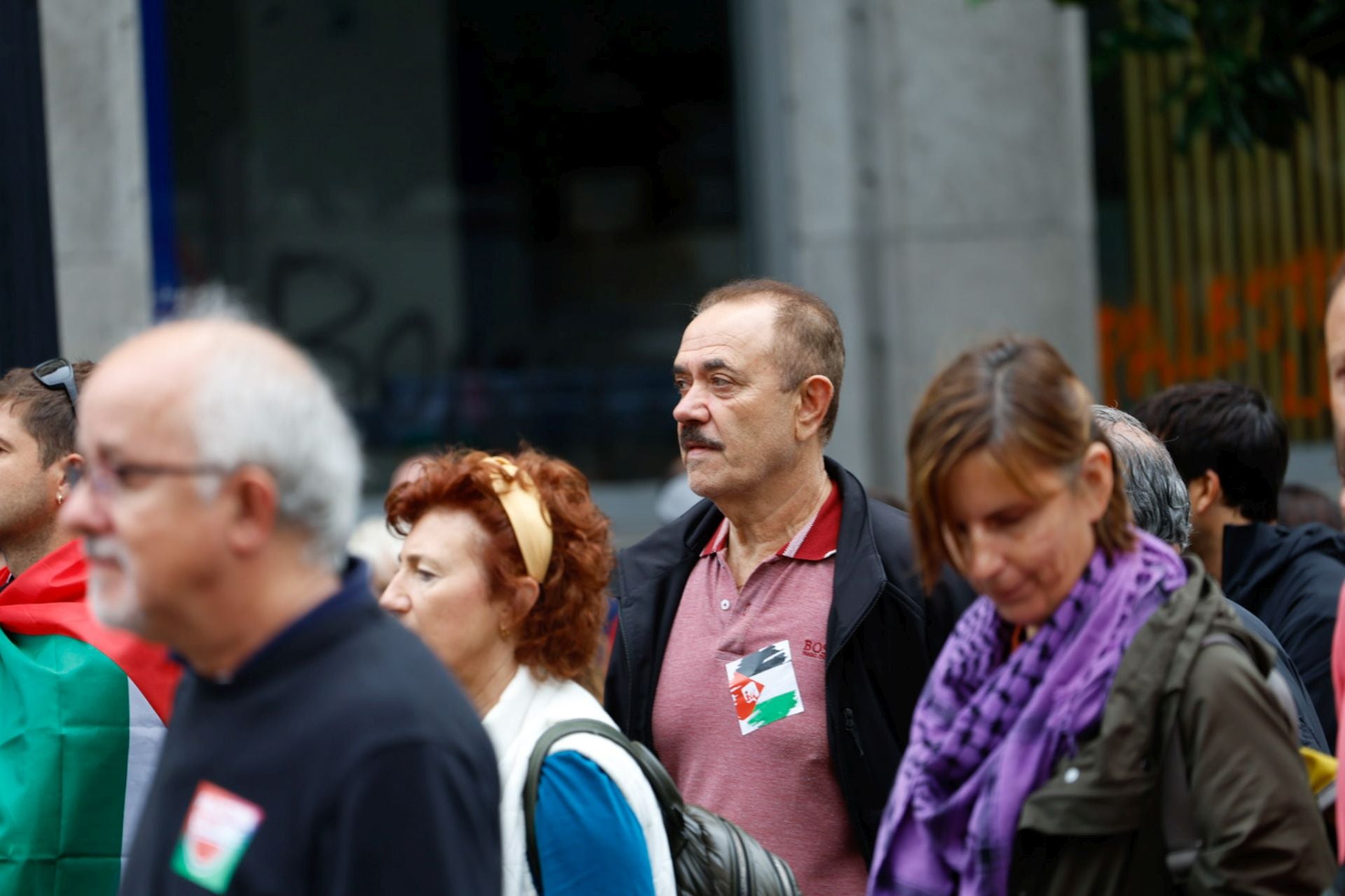 Las imágenes que deja la multitudinaria manifestación propalestina en Gijón
