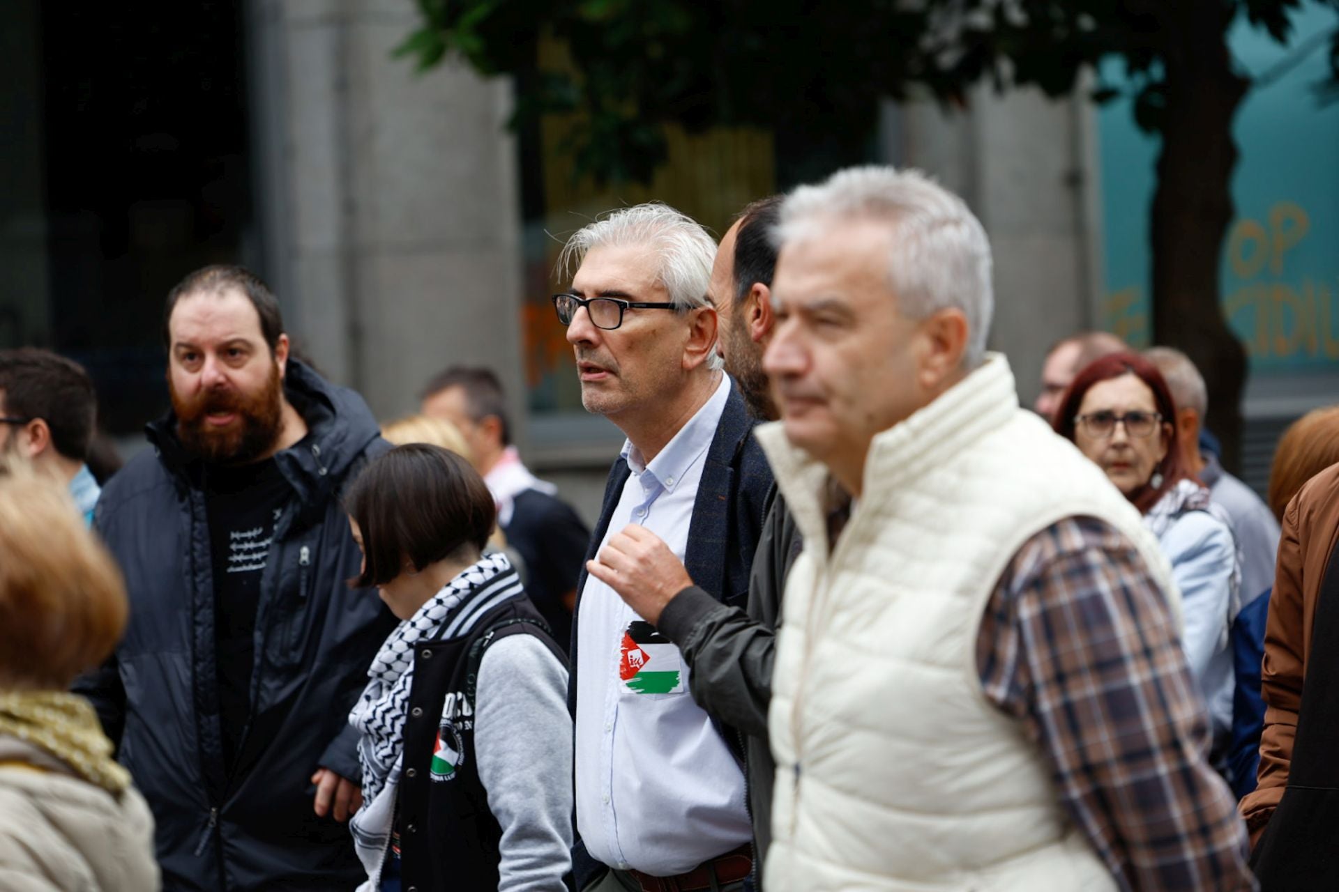 Las imágenes que deja la multitudinaria manifestación propalestina en Gijón