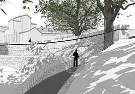 Propuesta para unir los monumentos.