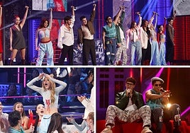 Momentos de los concursantes durante la Gala 3.