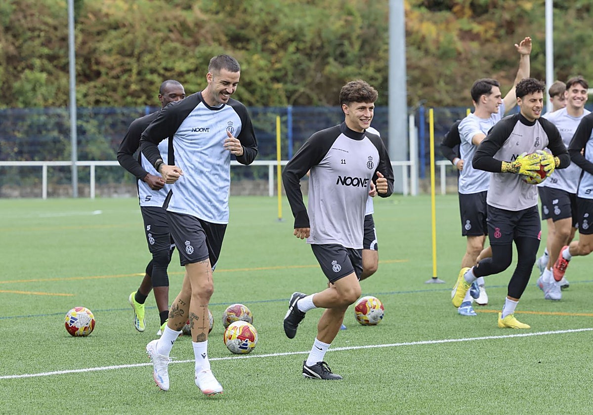 Borja Granero, a la izquierda, junto a Guzmán.