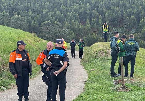 Operativo de búsqueda desplegado este miércoles en el Cabo Peñas.