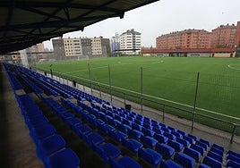 El estadio Manuel Díaz Vega, en La Corredoria.