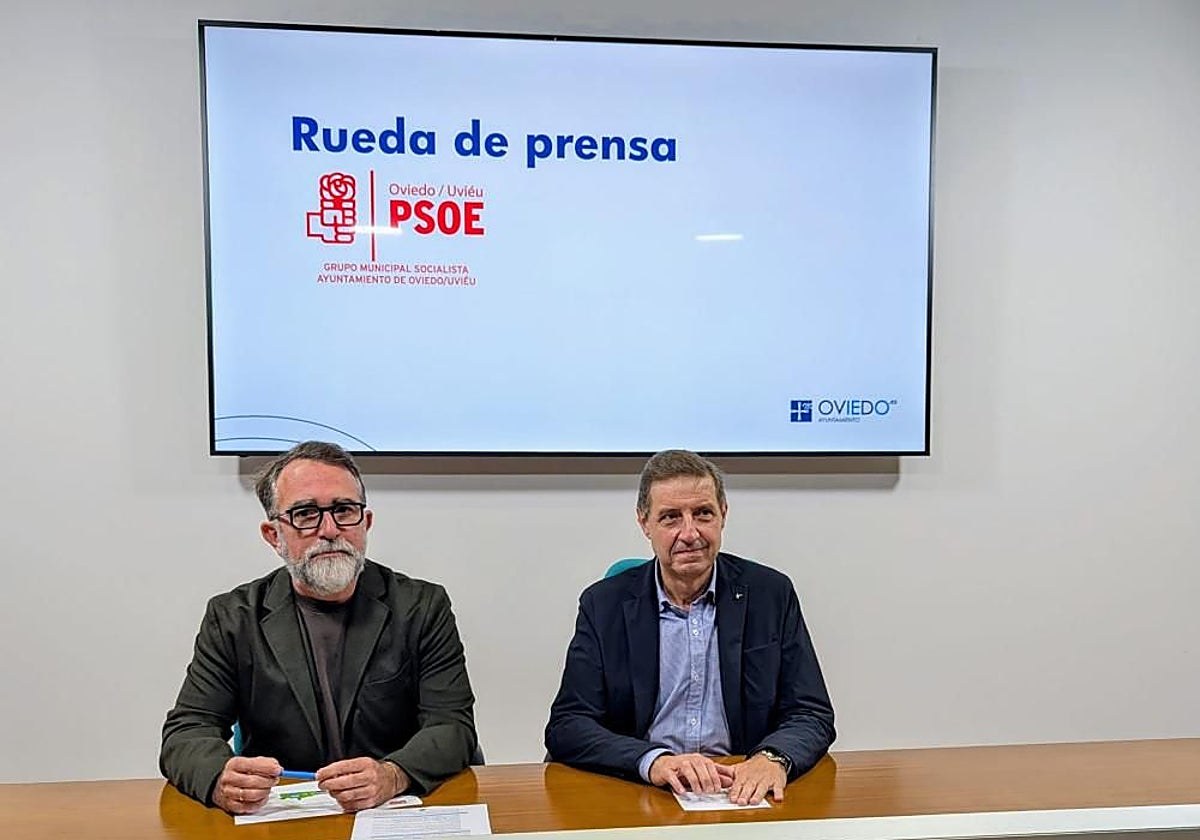 Juan Álvarez Areces y Carlos Fernández Llaneza.