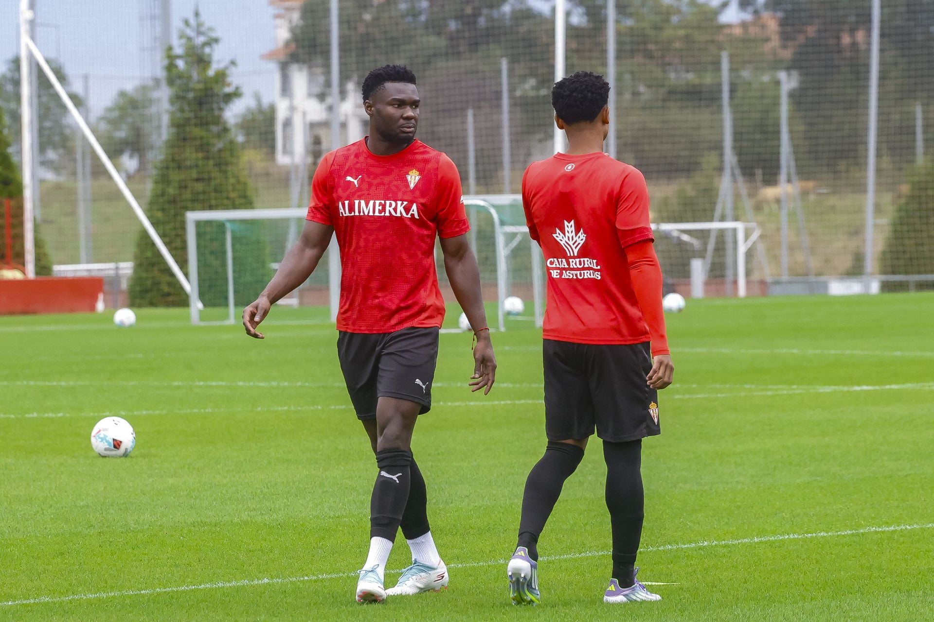Entrenamiento del Sporting de este jueves 9 de octubre de 2025