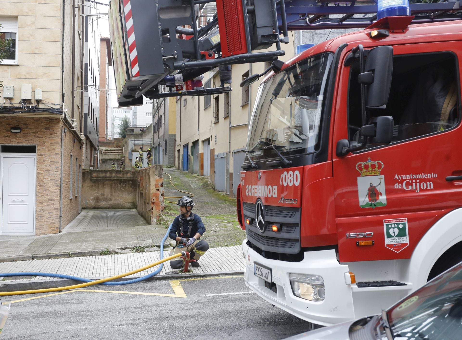 Alarma en El Coto al arder la casa de una vecina problemática