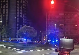 La Policía Local y los servicios de emergencia en Gaspar García Laviana.