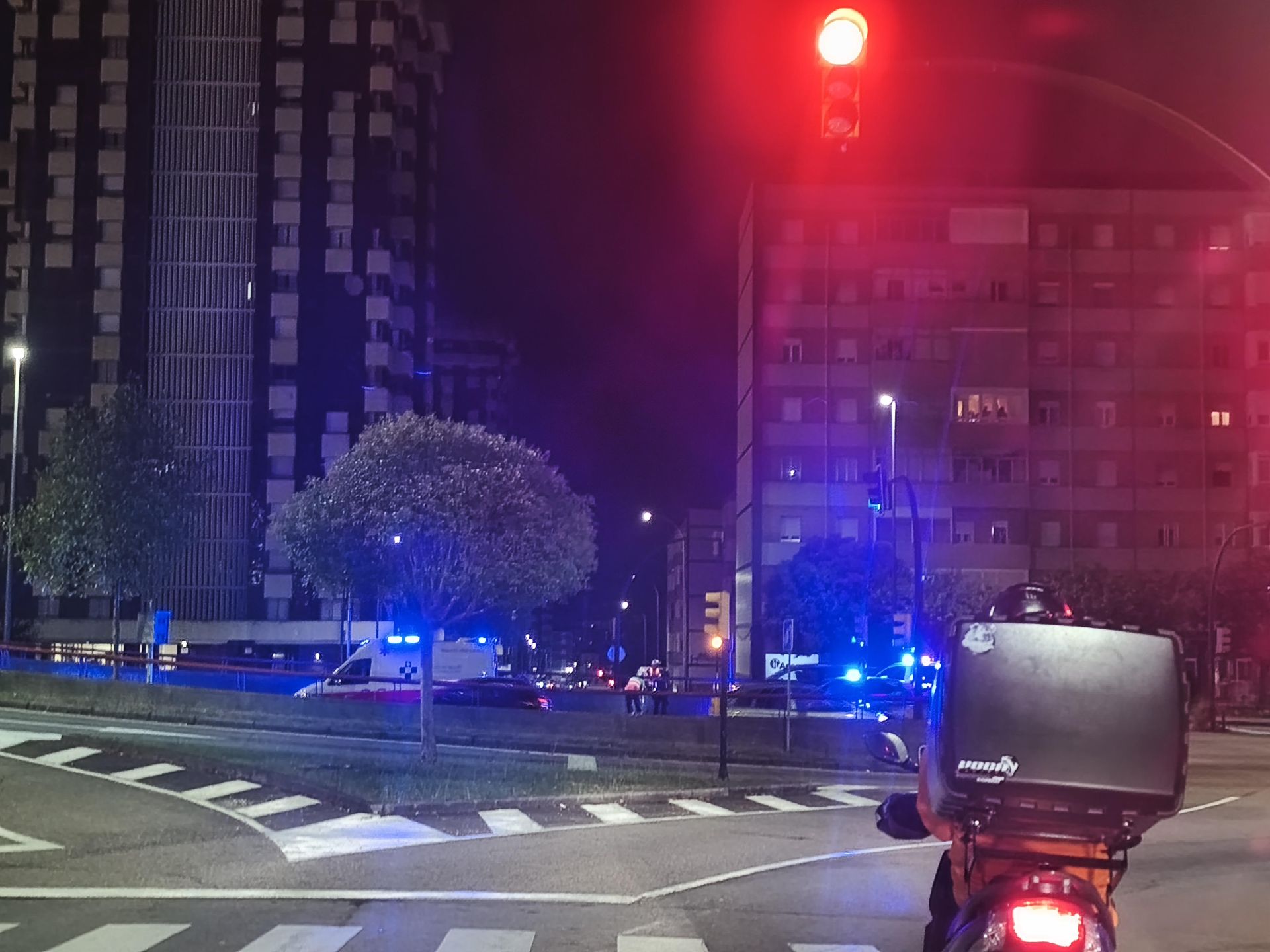 La Policía Local y los servicios de emergencia en Gaspar García Laviana.