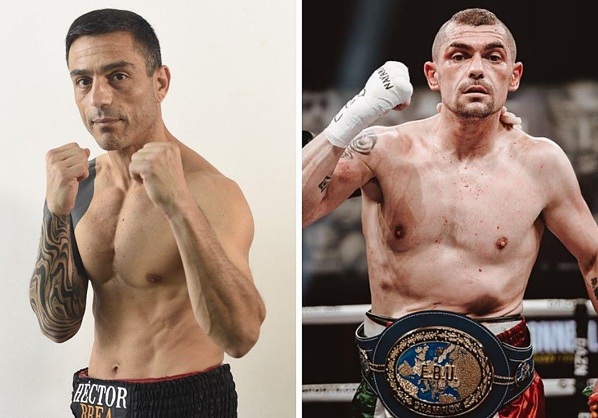 Héctor Brea a la izquierda y Andoni Gago a la derecha.