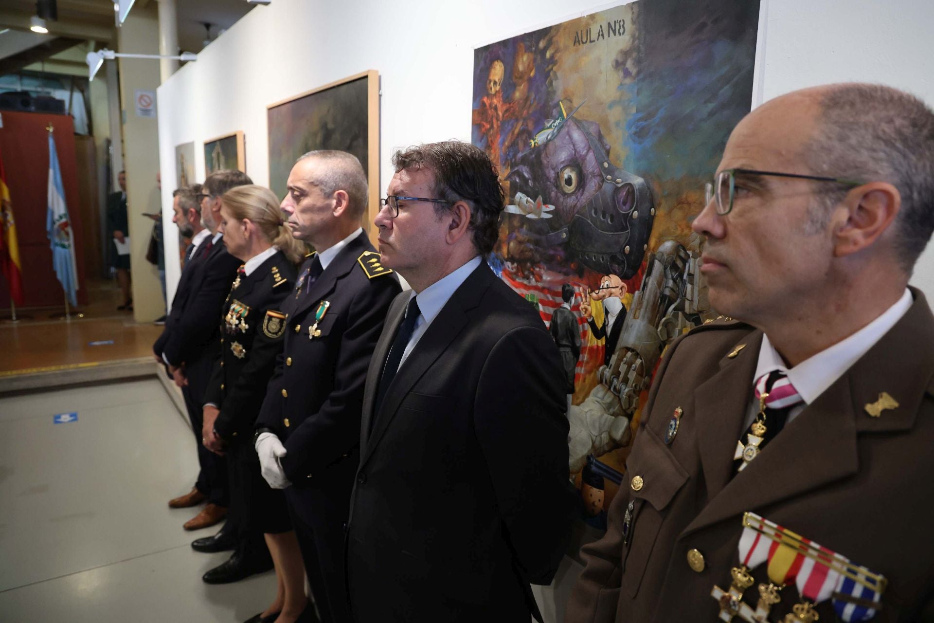 La Guardia Civil honra en Avilés a la patrona del cuerpo