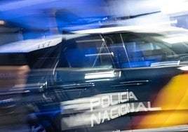 Un coche de la Policía Nacional.