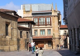 El Museo Arqueológico de Asturias, en la calle San Vicente.