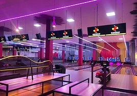 Una bolera de la misma marca que operará el nuevo espacio de ocio de Los Prados.