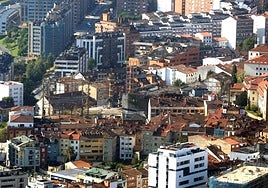 Los terrenos de la Fábrica de Gas, desde el aire.
