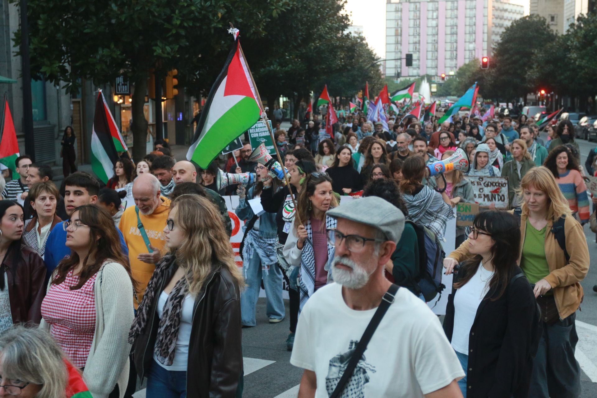 Manifestaciones en Asturias en defensa de Palestina