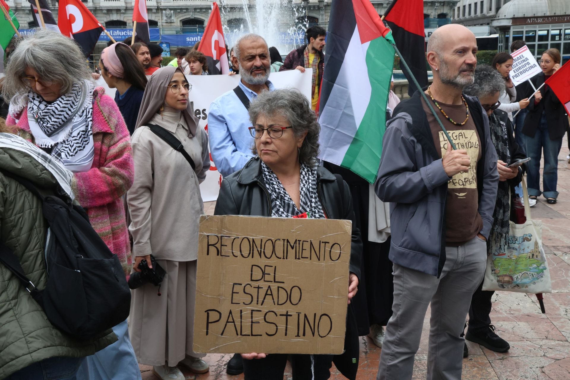 Manifestaciones en Asturias en defensa de Palestina