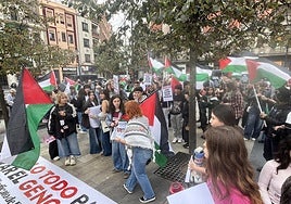 Manifestaciones en Asturias en defensa de Palestina