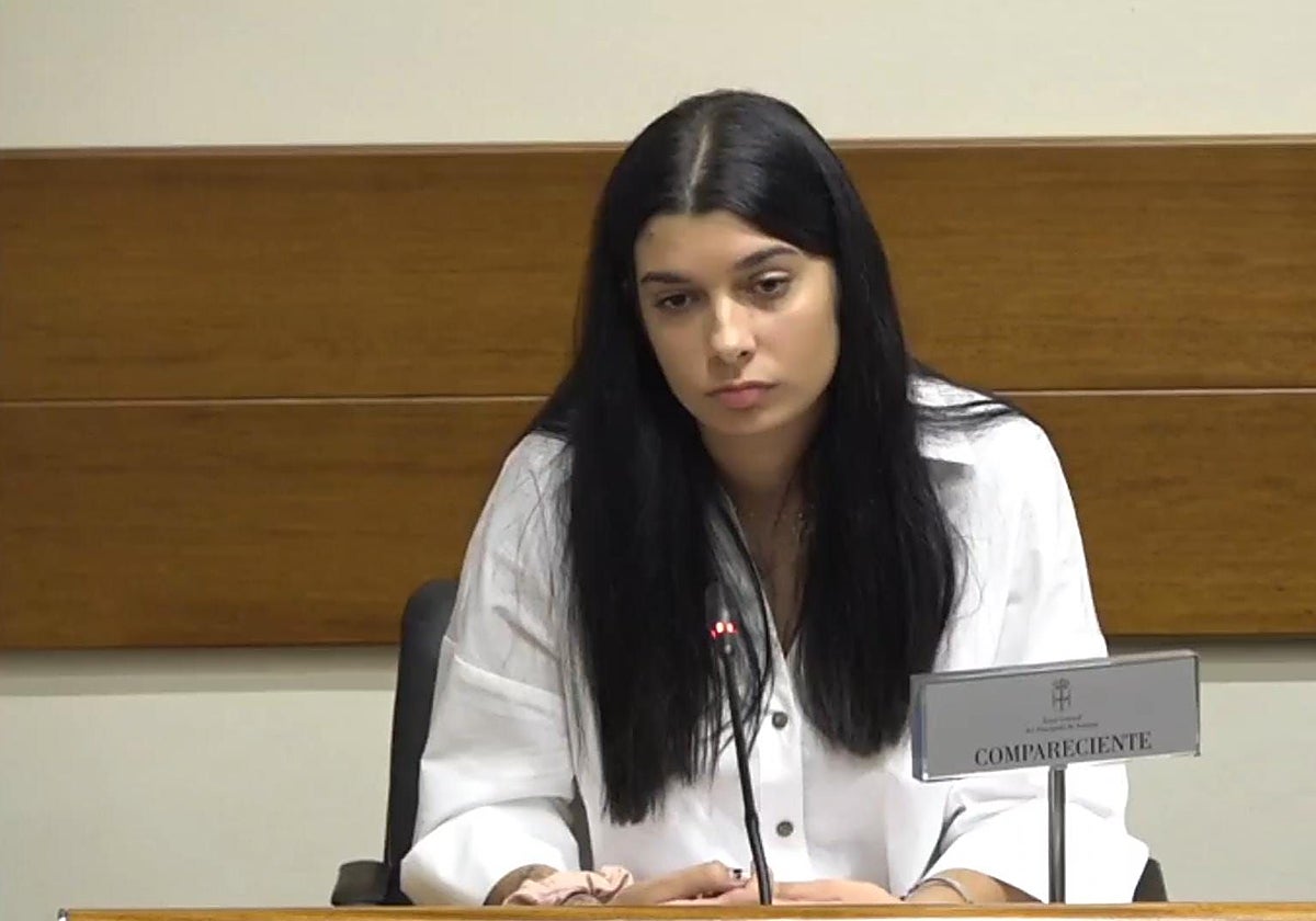 Nerea Peláez narró la atención recibida en el Hospital San Agustín.