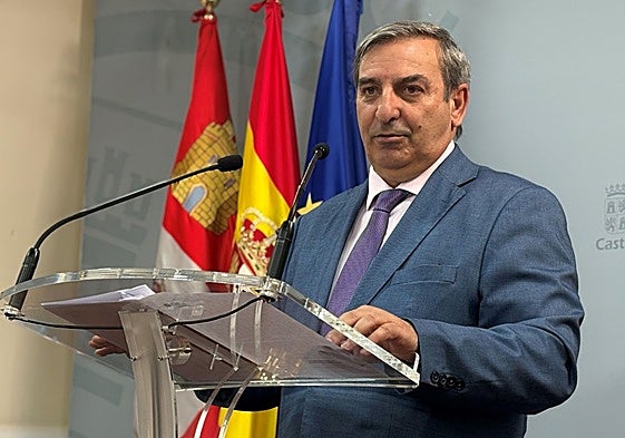 El consejero de Movilidad castellano y leonés, José Luis Sanz Merino.