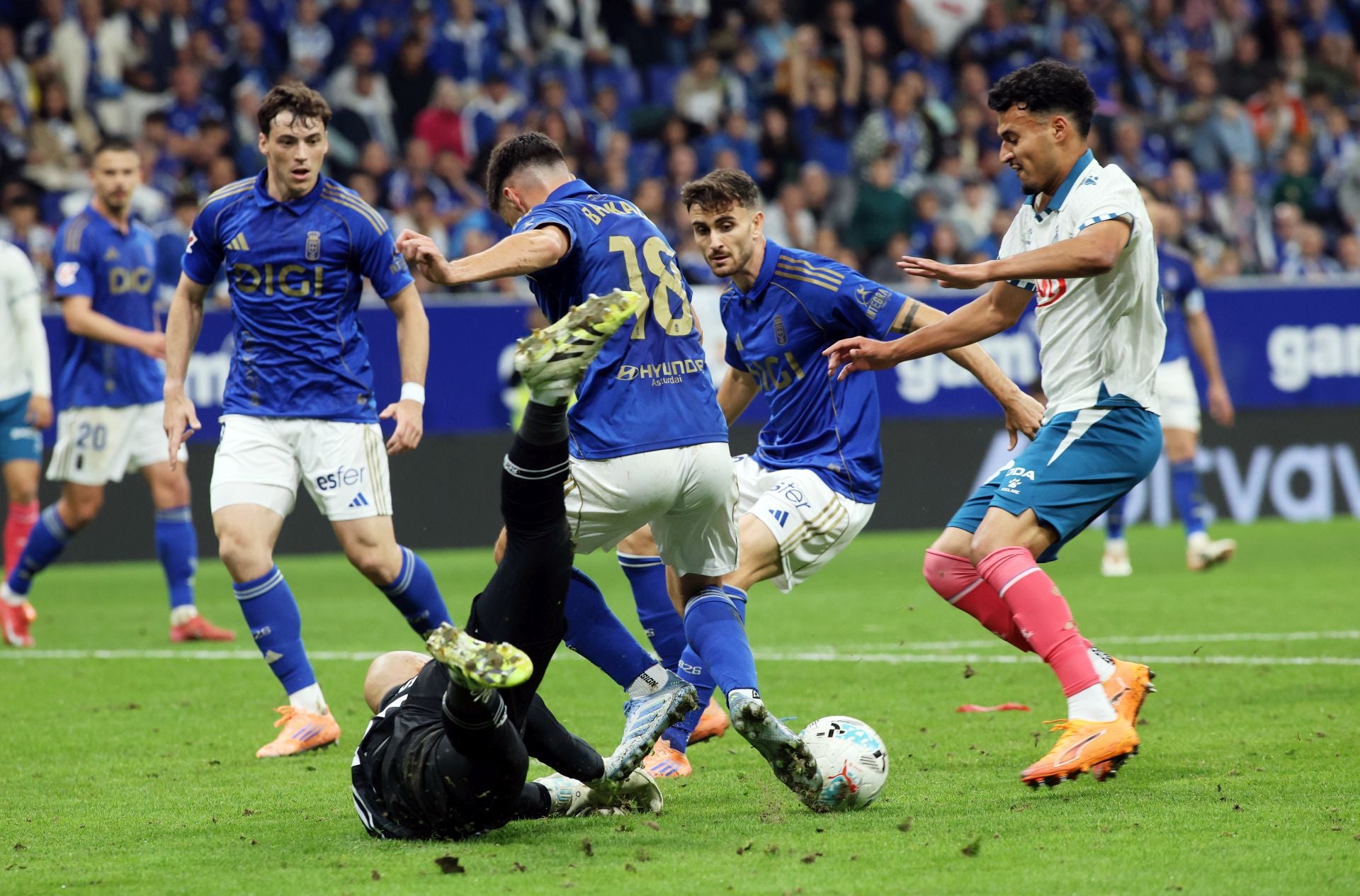 Las mejores imágenes del Real Oviedo 0 - 2 Espanyol