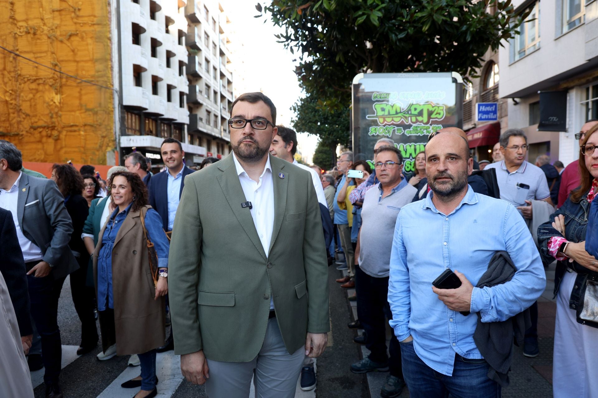La multitudinaria manifestación en Oviedo contra el peaje del Huerna, en imágenes