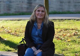 Isabel González, en la zona de Nuevo Roces, en Gijón.
