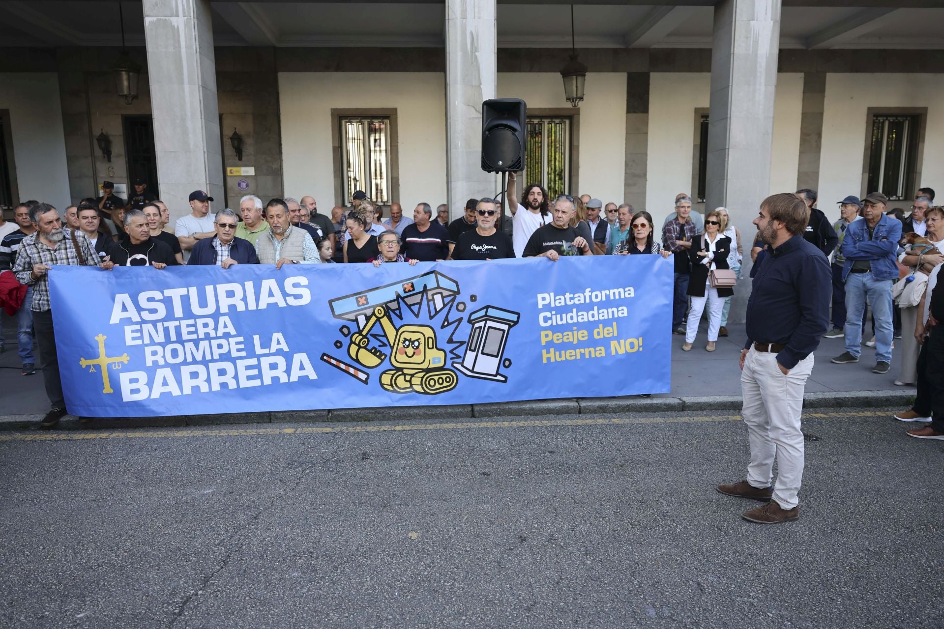 Segunda protesta por «un agravio histórico»: así ha sido la manifestación contra el peaje del Huerna