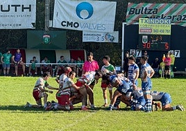Partido del Pasek Belenos ayer en Hernani.