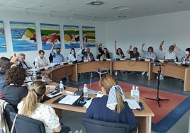 Uno de los Plenos del Ayuntamiento de Gozón