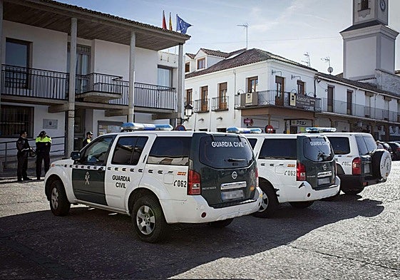 Guardia Civil en Valdemoro (Madrid).