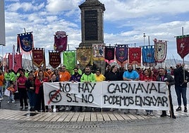 Protesta de las charangas de Gijón: «No hay carnaval si no podemos ensayar»